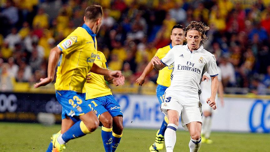 Real Madrid e şok! Las Palmas zorlu maçı kaybetmedi!